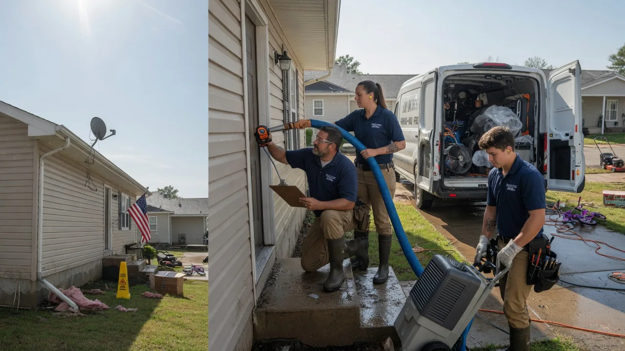 Ceiling Water Damage Restoration in Call, TX near me